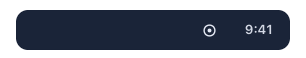 The macOS menu bar showing the PipePeek status icon next to the clock.
